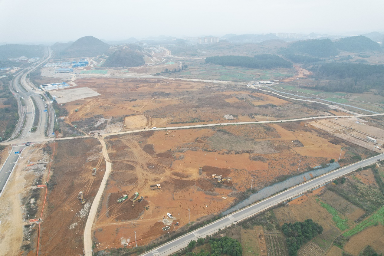 项目施工现场。受访者供图