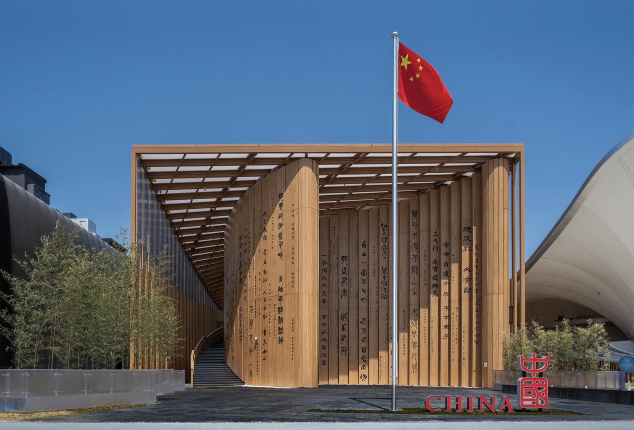 大阪世博会中国馆外景。受访者供图