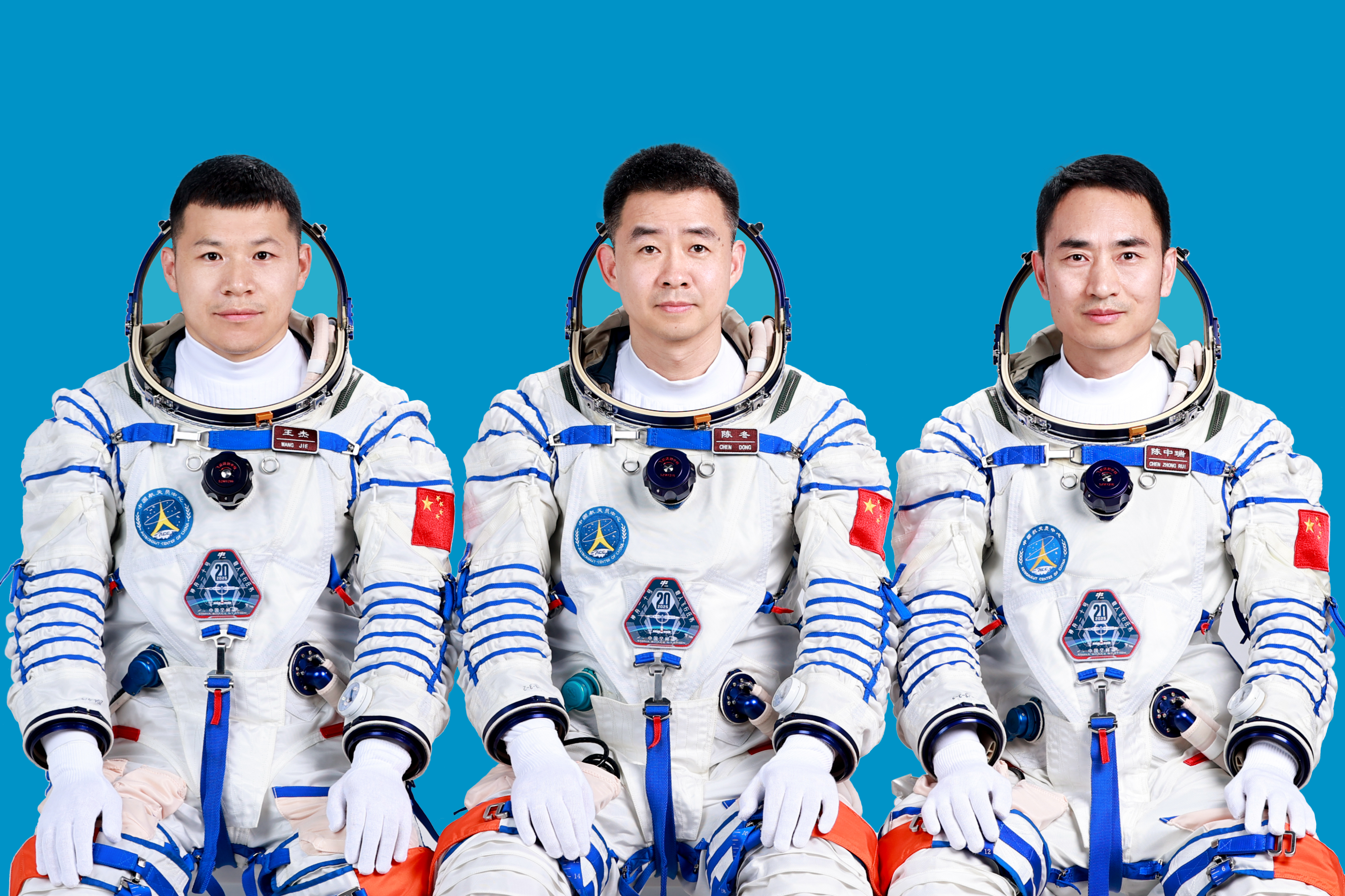 神舟二十号航天员乘组。中国载人航天工程办公室供图