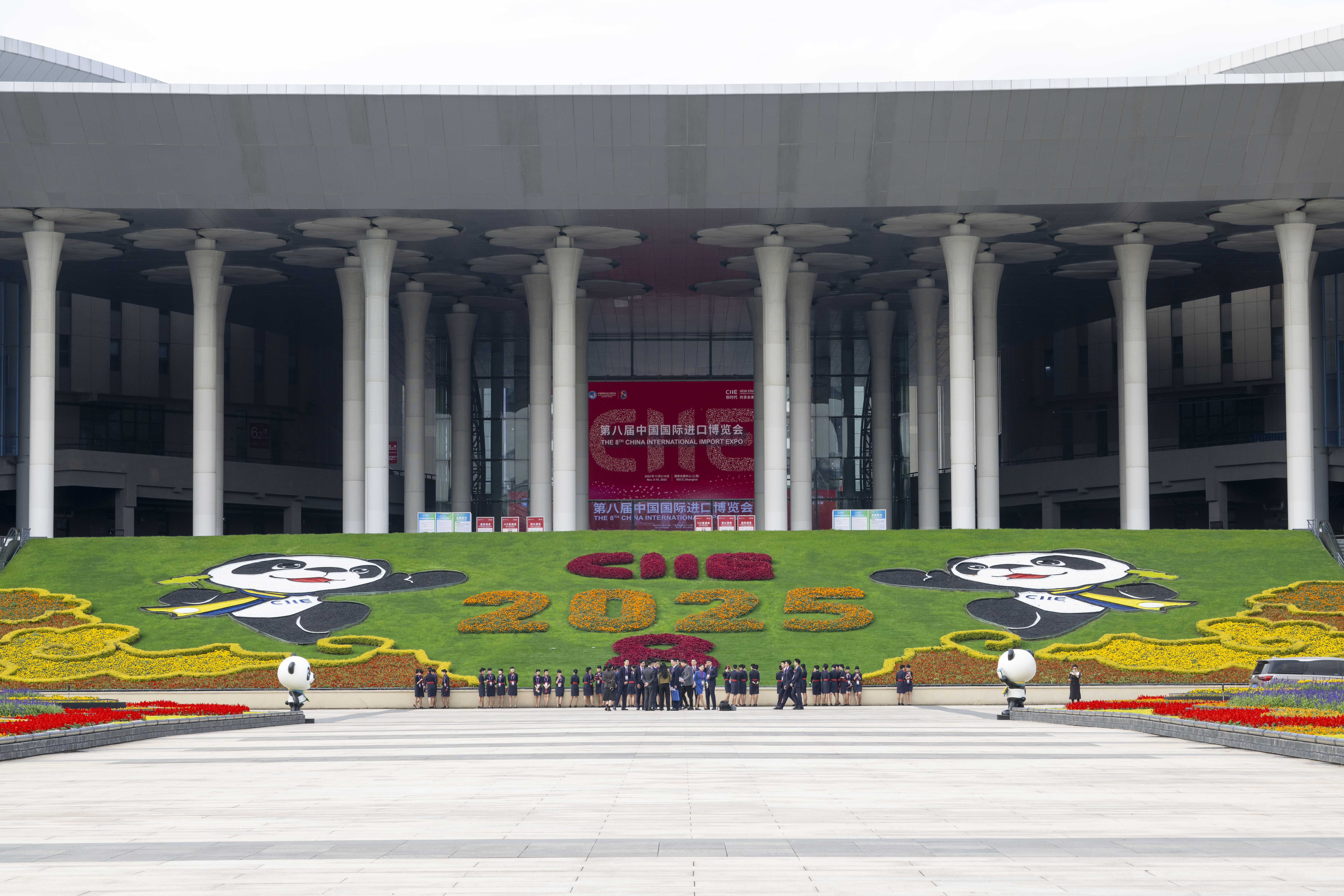 11月5日至10日，第八届中国国际进口博览会在上海举行。人民网记者 翁奇羽摄
