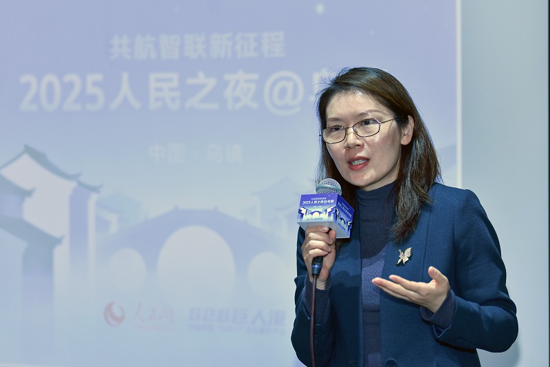 深信服科技副总裁付 夏冰。人民网记者 任峰涛摄