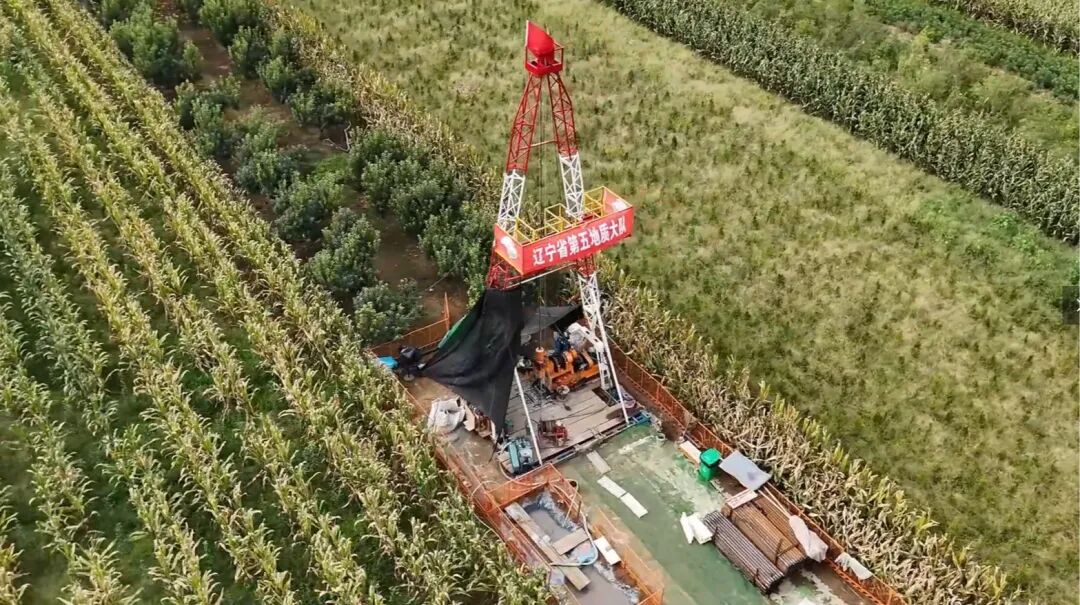 大东沟金矿钻探工程施工现场。自然资源部供图