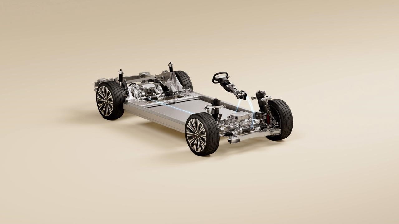 蔚来ET9智能底盘。（受访者供图）