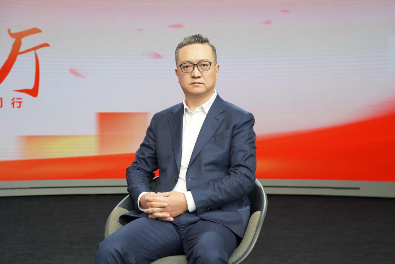 京东工业副总裁丁德明。人民网记者  赵晨摄