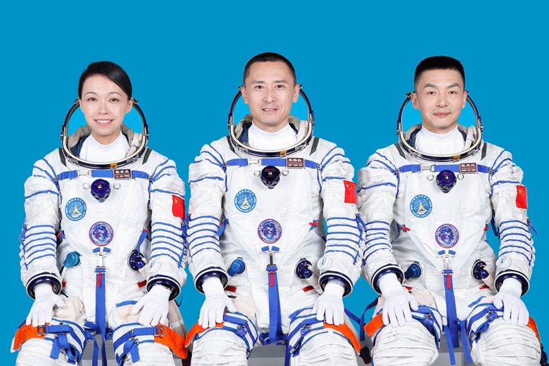 神舟二十三号航天员乘组。中国载人航天工程办公室供图