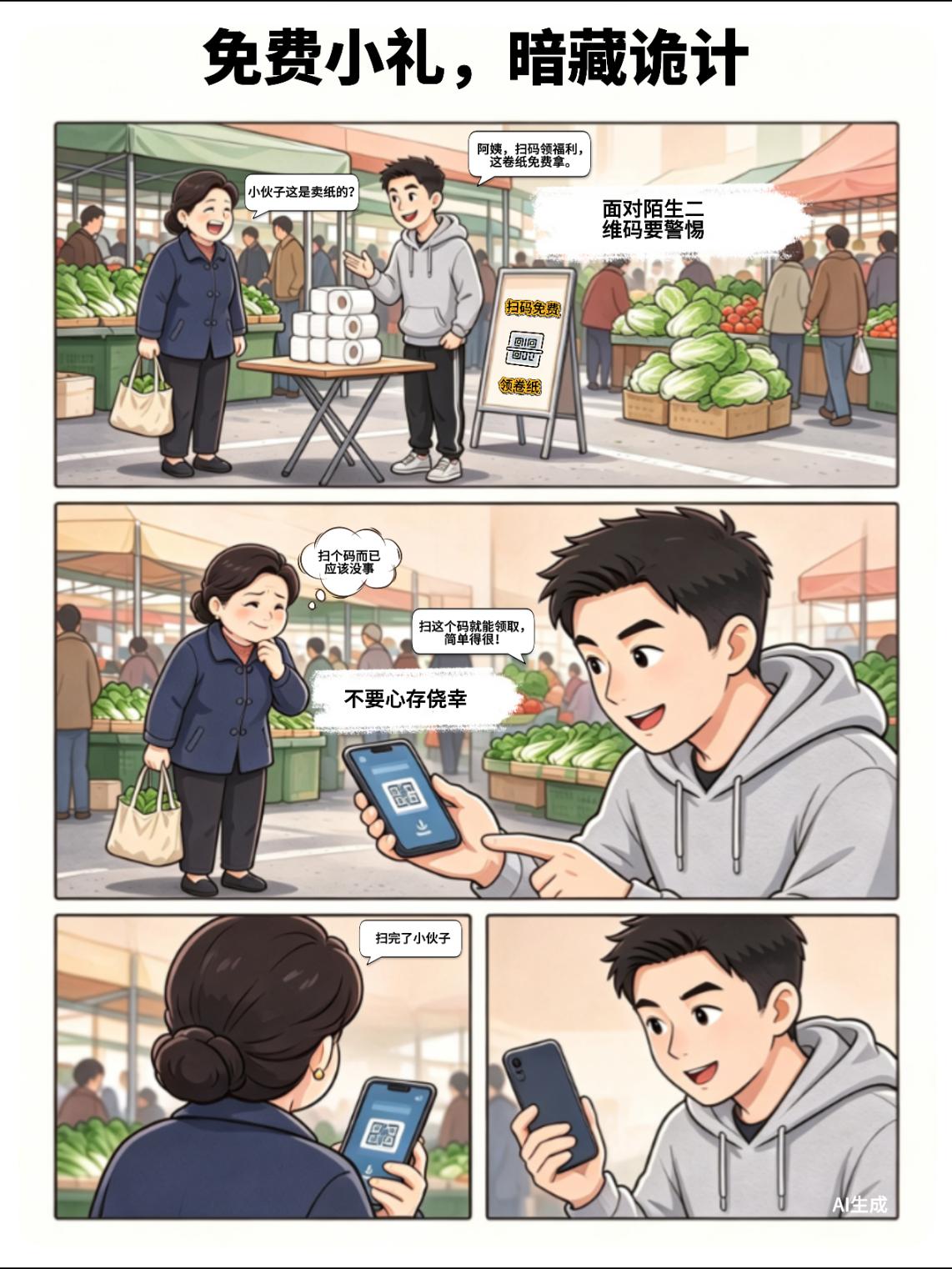 街头扫描，暗藏“诡计”。